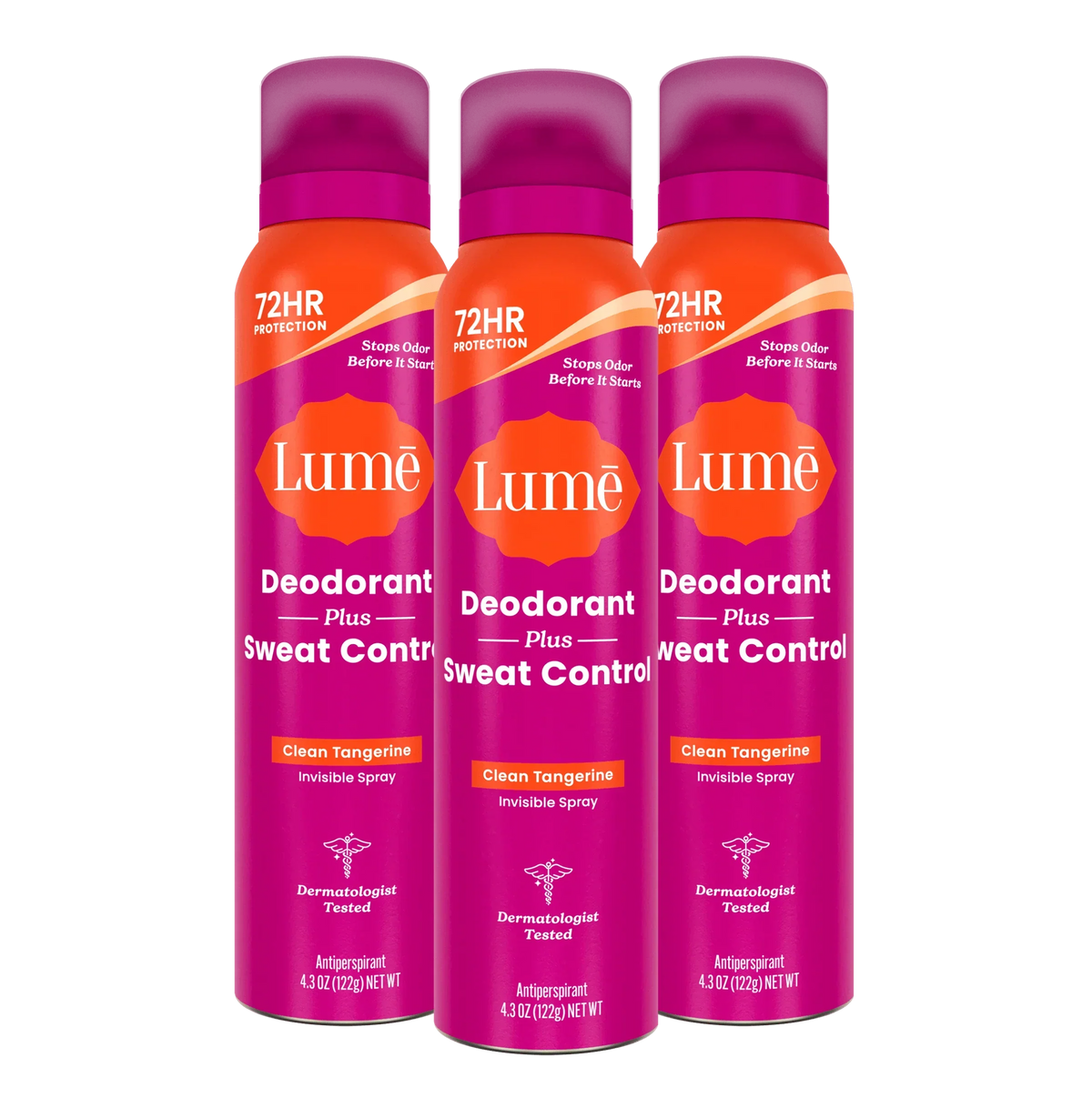 Clean Tangerine | Sweat Control Spray Deodorant 3-Pack