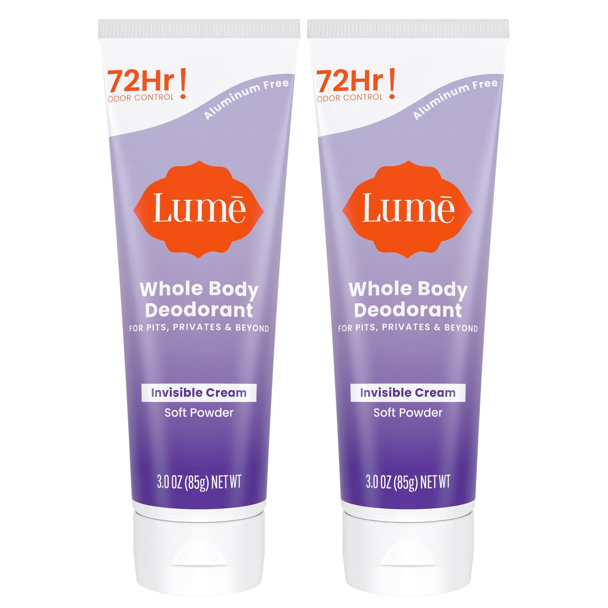 Soft Powder | Cream Tube Deodorant 2-Pack
