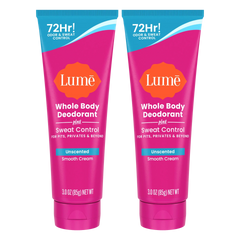 Unscented | Cream Deodorant + Sweat Control 2-Pack