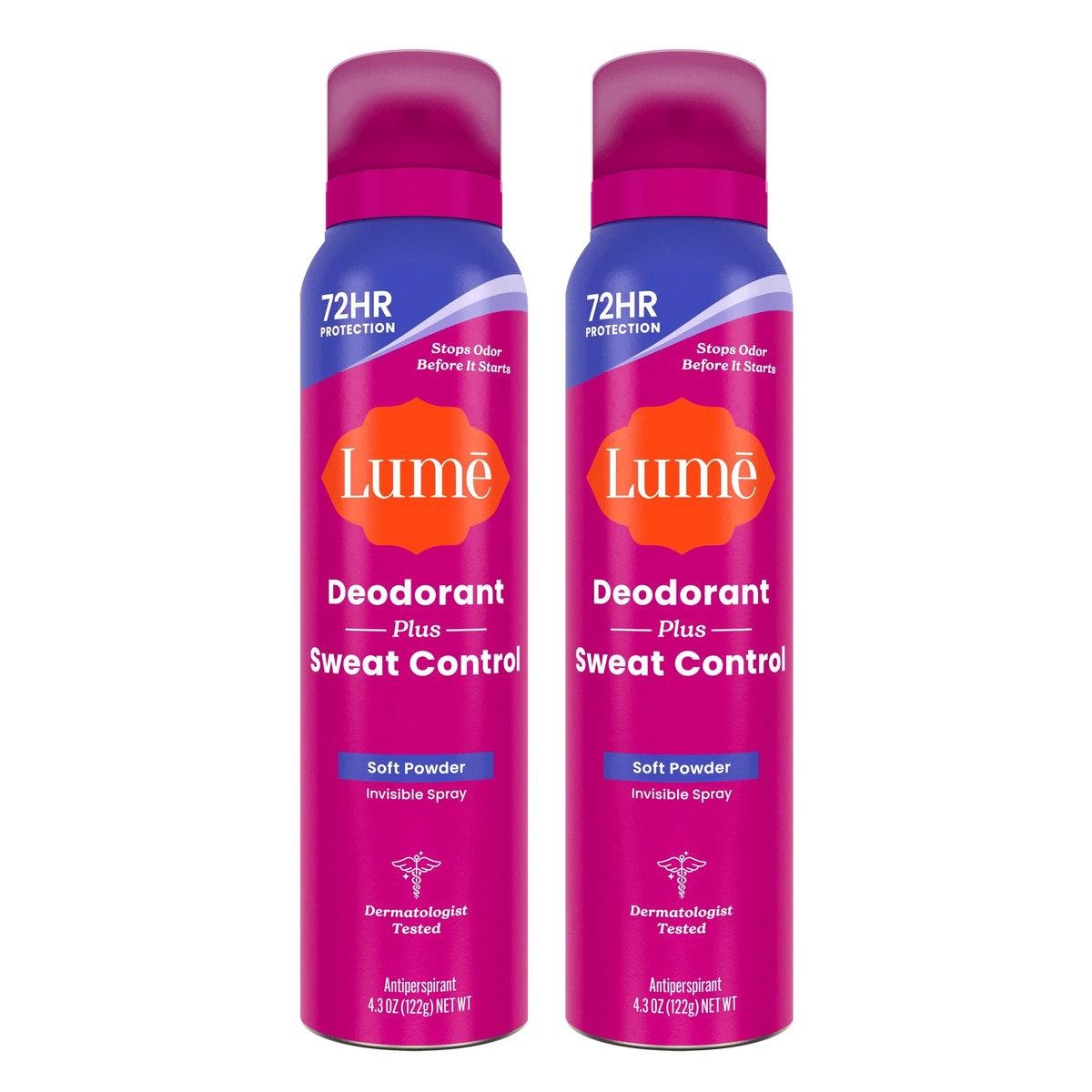 Soft Powder | Sweat Control Spray Deodorant 2-Pack